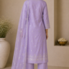 Lavender Foil Print Kurta Set