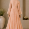 Noore Peach Royale Anarkali Gown