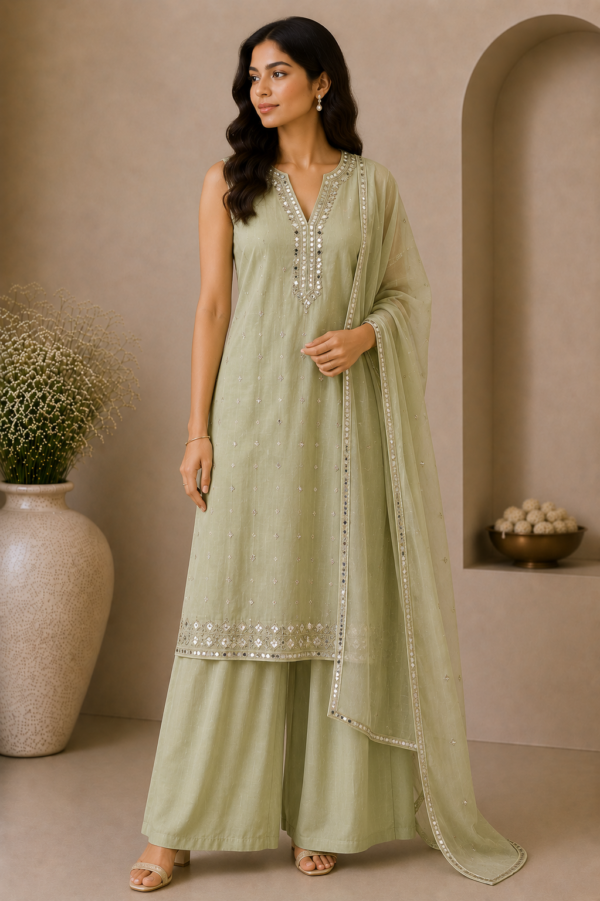 Mehr Sage Mirror Palazzo Set