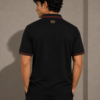 Gucci Black Premium Polo with Embroidered GG Crest