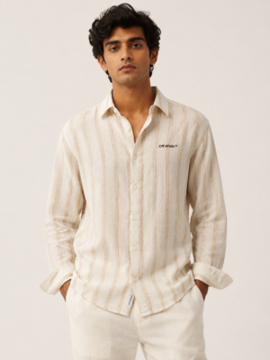Off White Old Money Linen Shirt