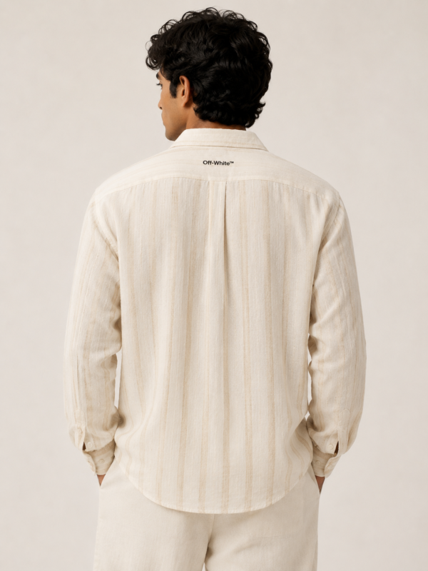 Off White Old Money Linen Shirt