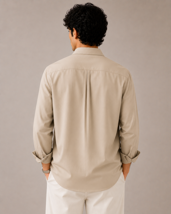 ChatGPT Image May 28, 2026, 11_34_53 PM Sand Beige Pleated Luxury Shirt