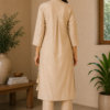 Sand Beige Tassel Kurta Set