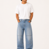 Ice Blue Double-Knee Carpenter Jeans