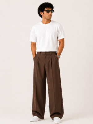 Chocolate Brown Palazzo Trousers