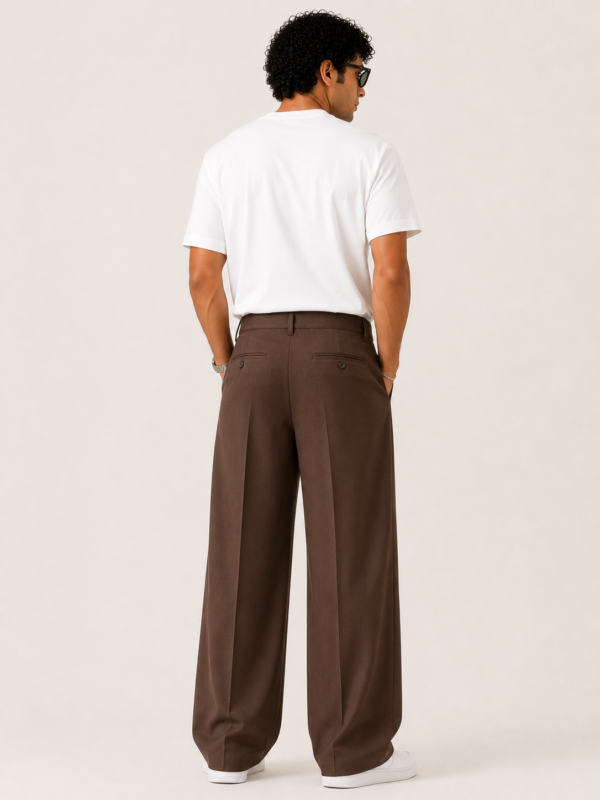 Chocolate Brown Palazzo Trousers