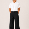 Midnight Black Utility Cargo Trousers
