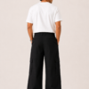 Midnight Black Utility Cargo Trousers