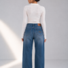 Dior “Blue Mirage” Straight-Leg Jeans