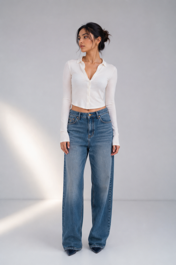 Dior “Blue Mirage” Straight-Leg Jeans