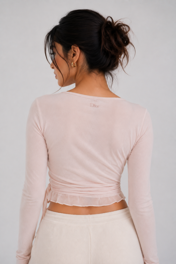 Dior “Blush Ballet” Wrap Top