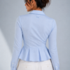 Dior 2nd top back Dior “Skyline Peplum” Luxury Shirt