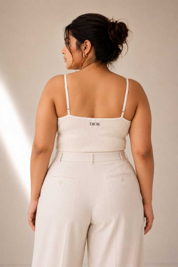 Dior “Ivory Muse” Luxury Cami Top