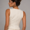 Dior 4th top back Dior “Ivory Elite” Luxury Waistcoat Top