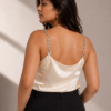 Gucci “Champagne Glow” Premium Satin Top