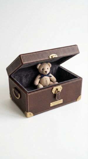 Premium Leather Finish Storage Box – Luxury Organizer Decor (Rs. 110)