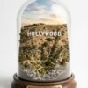 create_Hollywood_Sign_202603222052 Hollywood Sign Miniature Dome Showpiece – Celebrity Vibe Decor (Rs. 110)