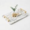 create_Marble_Texture_202603211232 Marble Texture Serving Tray with Gold Handles – Premium Home Decor (Rs. 105)