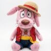 create_realistic_Courage_202603201243 Courage Plush Soft Toy (Luffy Costume Edition) – 12 Inch (Rs. 108)