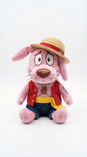 Courage Plush Soft Toy (Luffy Costume Edition) – 12 Inch (Rs. 108)