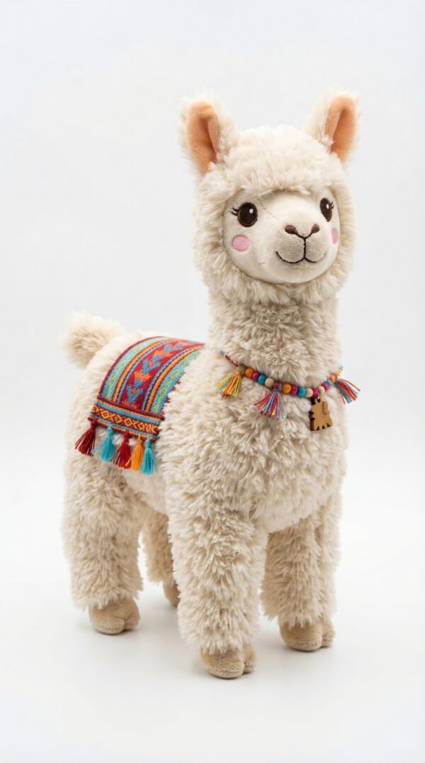 create_realistic_Llama_202603191225 Cute Llama Plush Soft Toy – 12 Inch (Rs. 99)