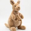 Cute Kangaroo Plush Soft Toy with Baby – 12 Inch (Rs. 119)