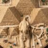 show_from_the_202603221436 Pyramids of Giza Miniature Showpiece – Ancient Wonder Decor (Rs. 125)