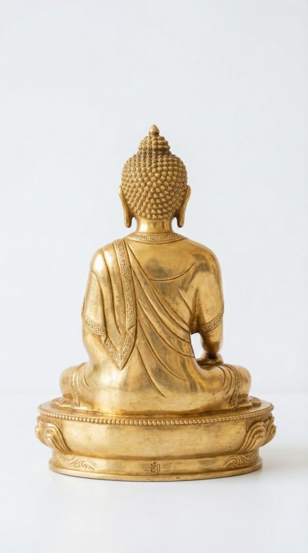 show_itfrom_the_202603211212 Golden Buddha Meditation Idol – Peaceful Home Decor (Rs. 119)