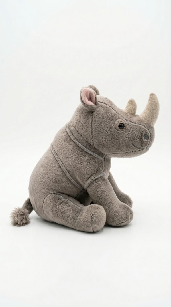 show_side_angle_202603191618 Cute Rhino Plush Soft Toy – 12 Inch (Rs. 105)